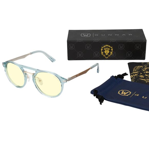 NIB Gunnar Optiks: World of Warcraft, Alliance Edition Unisex Glasses - Picture 4 of 6